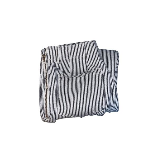 VTG '80's Calvin Klein Sport Size 10 Striped High Waist Pants - Picture 2 of 4